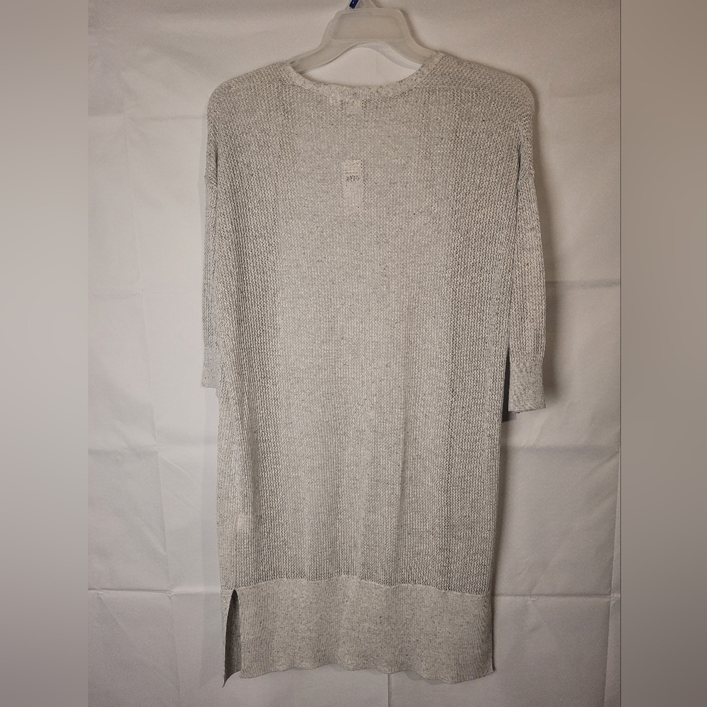 NWT Gap Women's Ivory Open Front Longer Cardigan Sz S